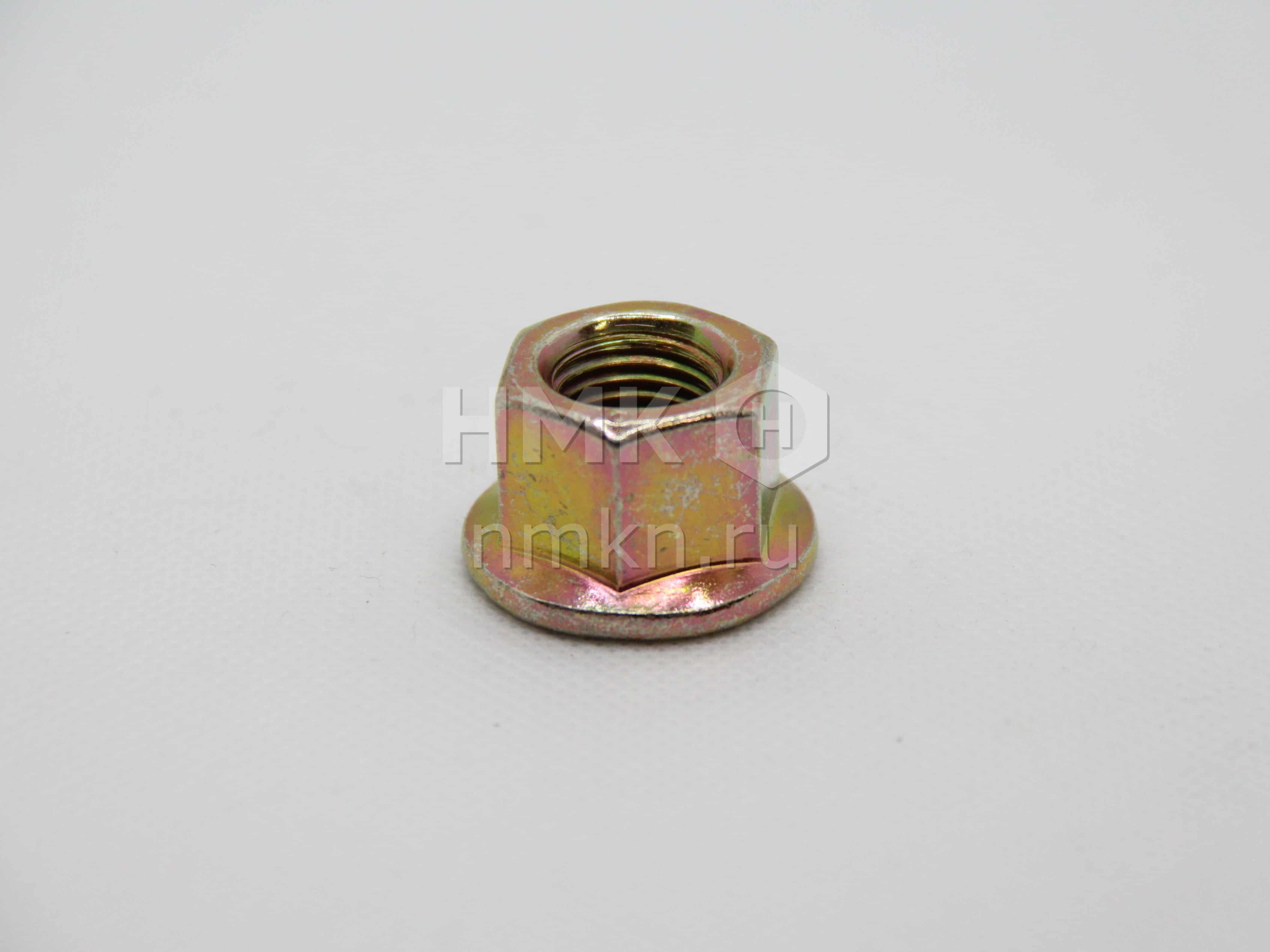 Гайка М14*1,5 с фланцем дин 6331  кл. проч 10 - 5 шт